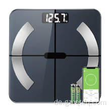 Bluetooth Smart Body Fat Scale 396 lbs Schwarz